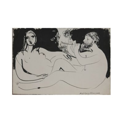 Picasso, Pablo,  Joueur de clarinette et nu couché, 1932