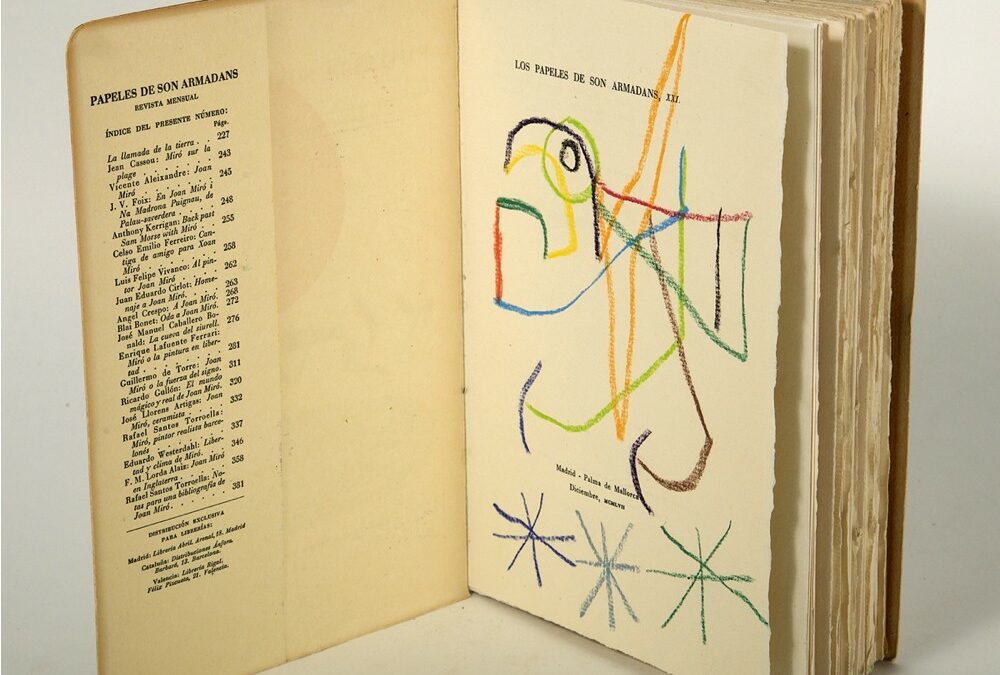 Miró, Joan, Papeles de Son Armadans, 1957