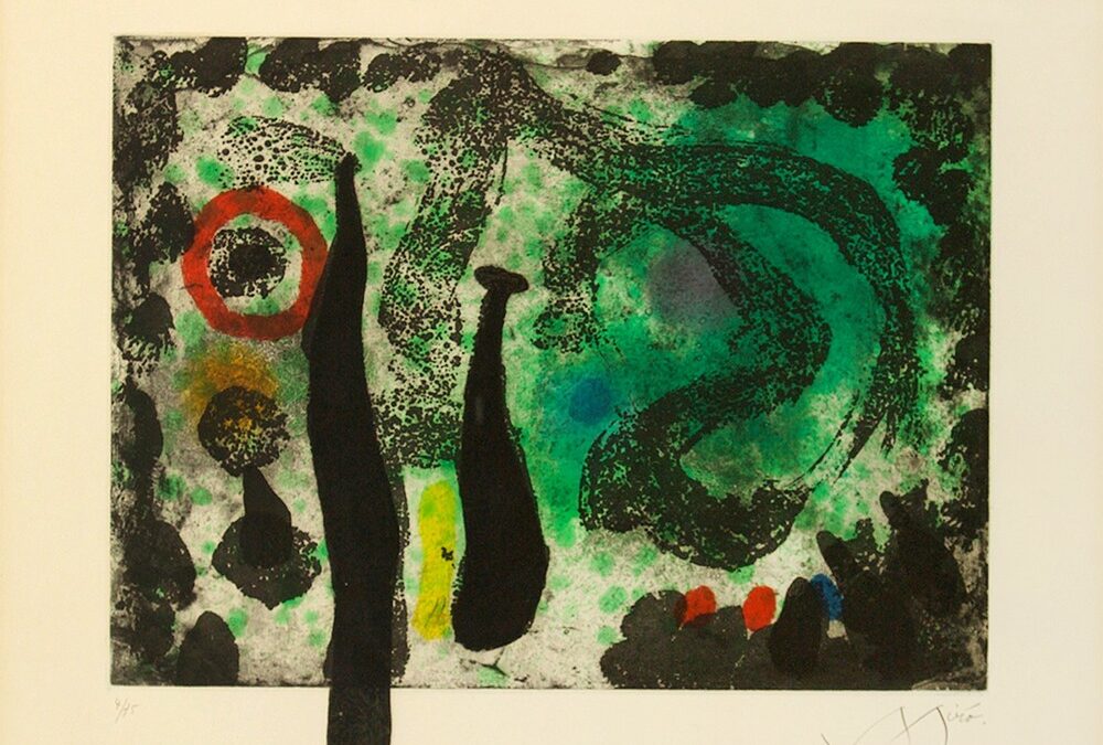 Miró, Joan, Le jardin de mousse, 1968