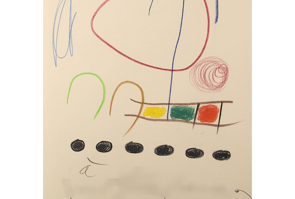 Miró, Joan, Le Courtisan Grotesque, 1975