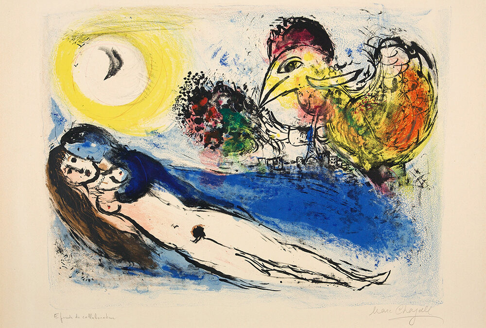 Chagall, Marc, Bonjour sur Paris, 1955