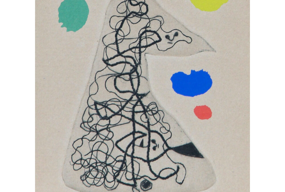 Miró, Joan, in L&rsquo;Antitête. V Le Désespéranto, 1949