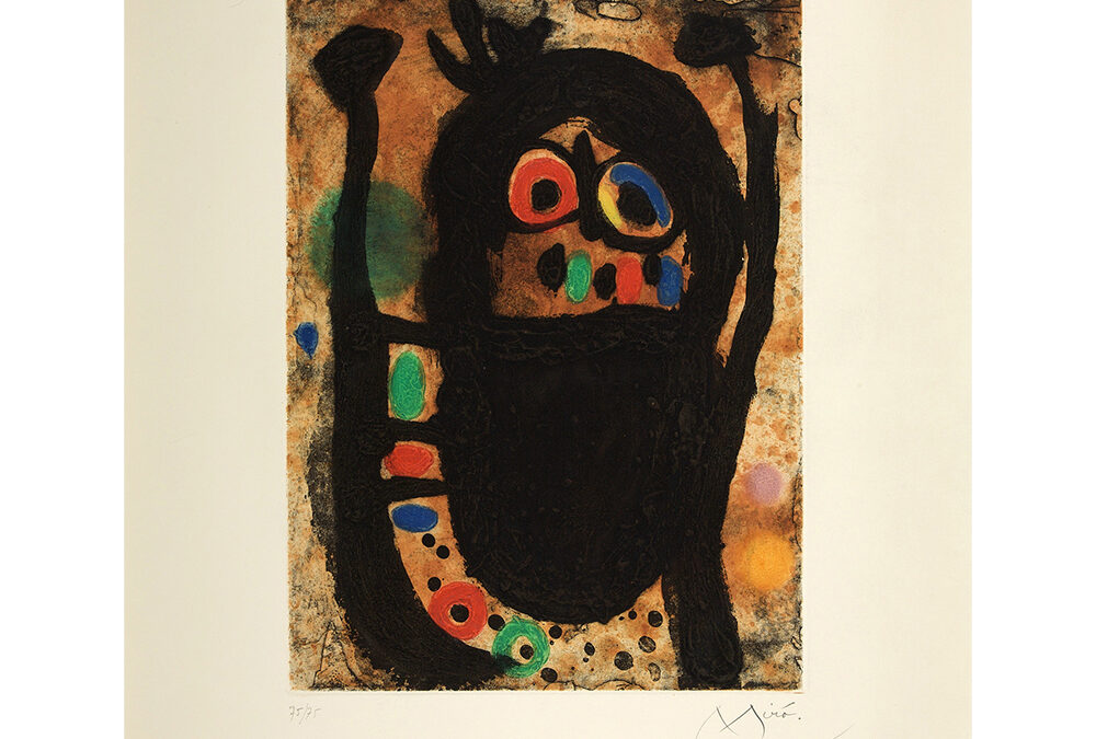 Miró, Joan, La Femme aux bijoux, 1968