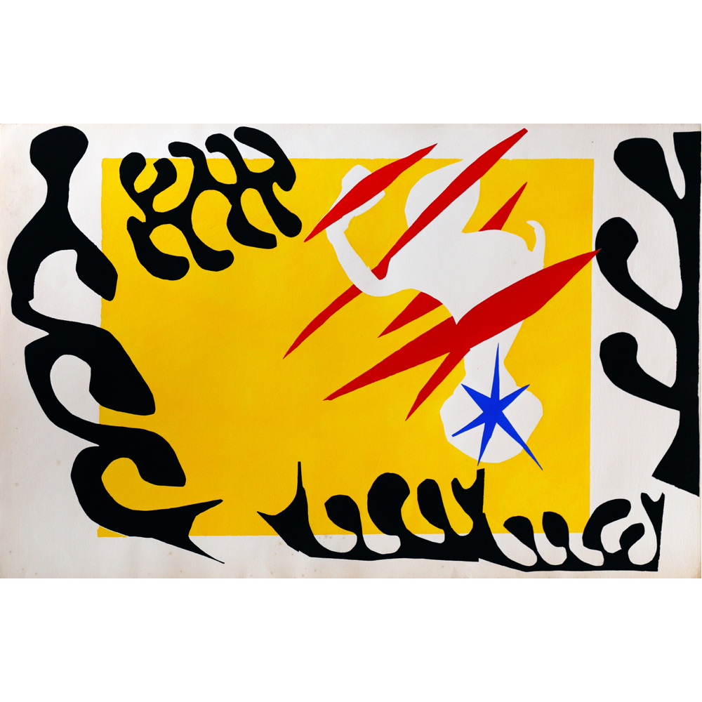 Matisse, Henri, Album Jazz, Plate IV, Cauchemar de l'éléphant blanc 1947