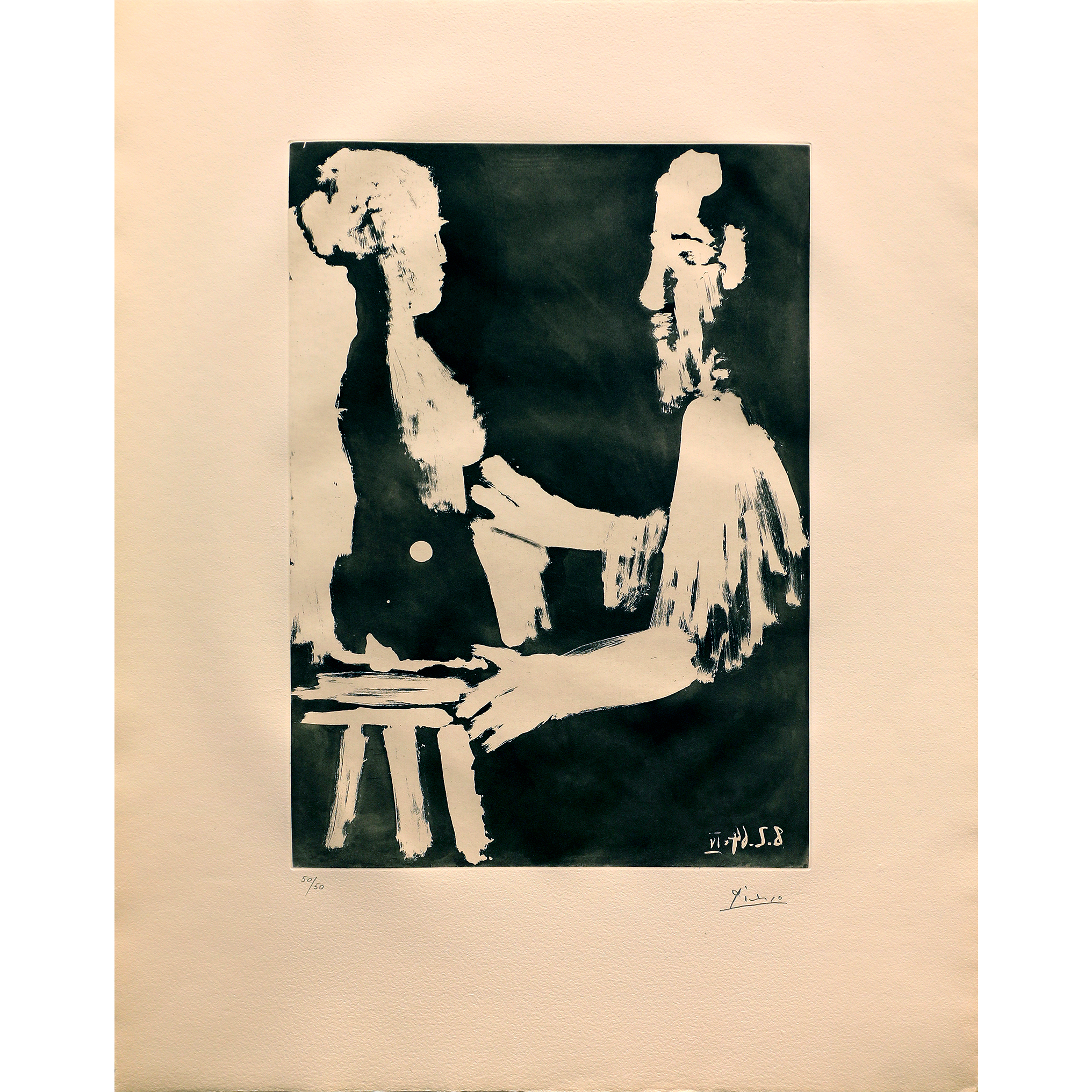 Picasso, Pablo, Sable mouvant, 1964